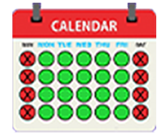 Prime Time calendar icon